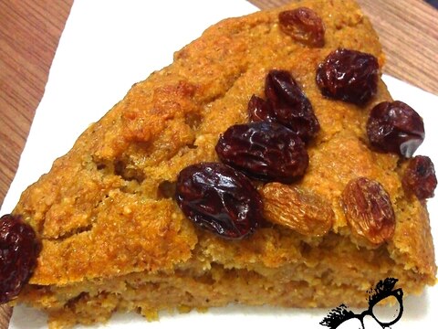 米ぬかとバナナのパウンドケーキ風